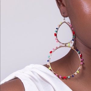 - Stella & Ruby neon rainbow drop earrings